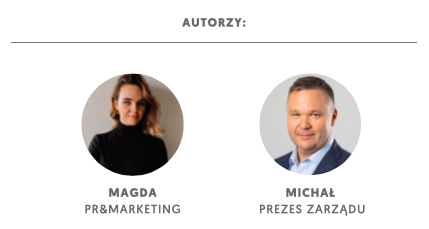 Autorzy tekstu - Magda i Michał
