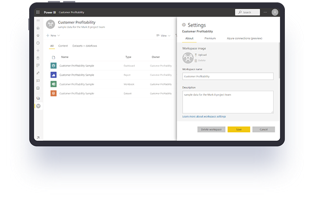 Power BI screenshot